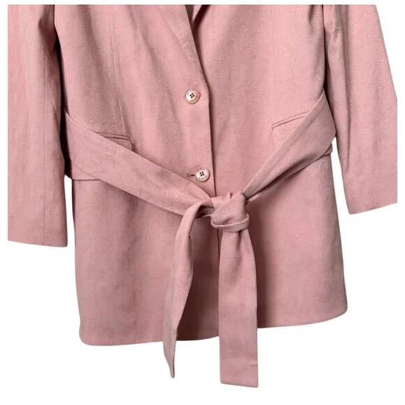 ZADIG & VOLTAIRE Vita Jac Mandala Jacket S 36 Blush Pink Tie Prep Old Money - Picture 10 of 13